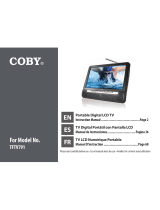 Coby TFTV791 - 7" Tft LCD Tv User manual