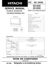 Hitachi RAF-50QH8 User manual