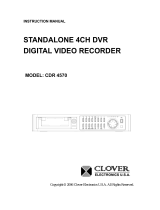 Clover CDR-4170 User manual