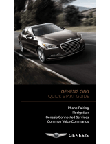 Genesis G80 Quick start guide