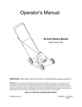 MTD 020 Series User manual