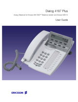 Ericsson 4187 Plus User manual