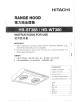 Hitachi HB-ST388 Instructions For Use Manual