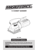 MasterForce 241-0795 User manual