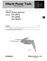 Hitachi DH 24PG User manual