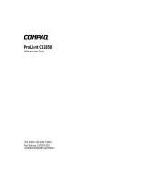 Compaq ProLiant CL1850 Software User's Manual