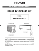 Hitachi RAC-F18CF User manual