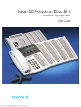 Ericsson Dialog 3213 User manual
