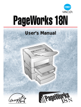 Minolta PageWorks Pro 18 User manual