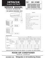 Hitachi RAS-09G4 User manual