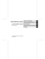 Kawasaki 2009 NINJA 650 Quick Reference Manual