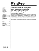 Compaq 178940-007 - Deskpro EN - DT 6450X Model 10000 Deployment Manual