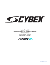 CYBEX CardioTouch 770T Owner's manual