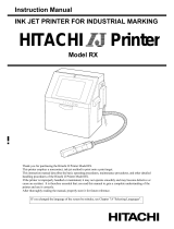 Hitachi RX User manual