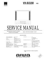Aiwa VX-D2150 User manual