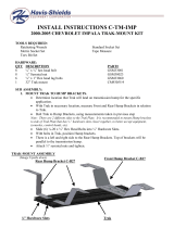 Havis-Shields 2000-2005 Chevrolet Impala Trak-Mount Kit C-TM-IMP User manual