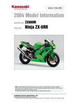 Kawasaki Ninja ZX-6RR ZX600M 2004 Model Information