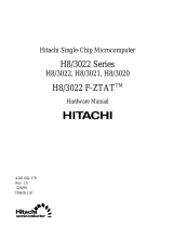 Hitachi H8/3022 F-ZTAT User manual