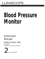 Lumiscope 1092 User manual