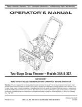 MTD 3AA & 3CA User manual