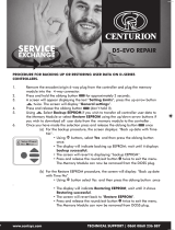 Centurion D5-EVO REPAIR Programming Manual