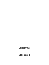 UTOK 500Q HD User manual