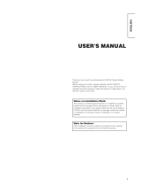 Hitachi CMP4212 - 42" Plasma Panel User manual