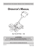 MTD 400 Series User manual