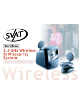 Svat 2.4 GHz Wireless B/W Security System User manual