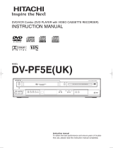 Hitachi DV-PF5EUK User manual