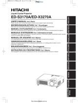 Hitachi EDX-3270A User manual