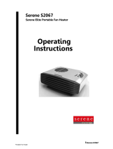Serene S2067 Operating instructions