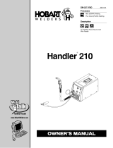 Hobart HANDLER 210 Owner's manual
