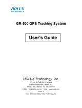 Holux GR-500 User manual