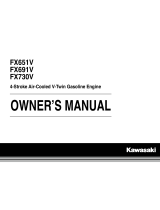 Kawasaki FX691V Owner's manual