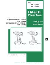 Hitachi WH 12DAF2 Technical Data And Service Manual