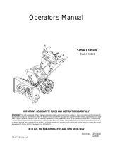 MTD H660G User manual