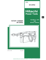 Hitachi DH 24PD2 Technical Data And Service Manual