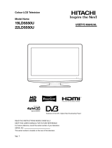 Hitachi 19LD5550U User manual