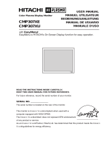 Hitachi CMP307XU User manual