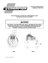 Champion R15B Operation & Maintenance Manual
