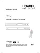 Hitachi DVP420E User manual
