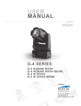 SGM G-4 RGBAM WASH-BEAM User manual