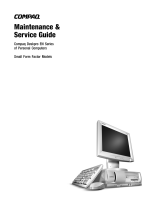 Compaq 154723-003 - Deskpro EN - SFF 6600 Model 10000 Maintenance & Service Manual