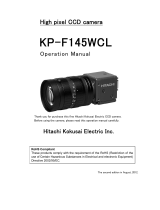 Hitachi KP-F500WCL Operating instructions