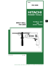 Hitachi FDV 20VB Technical Data And Service Manual