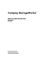 Compaq StorageWorks TM RAID Array 3000 Pedestal Storage Subsystem User manual