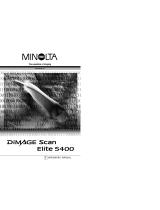 Minolta DIMAGE SCAN ELITE 5400 User manual