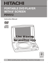 Hitachi PDV512 User manual