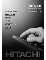 Hitachi L42VK05U Instructions For Use Manual